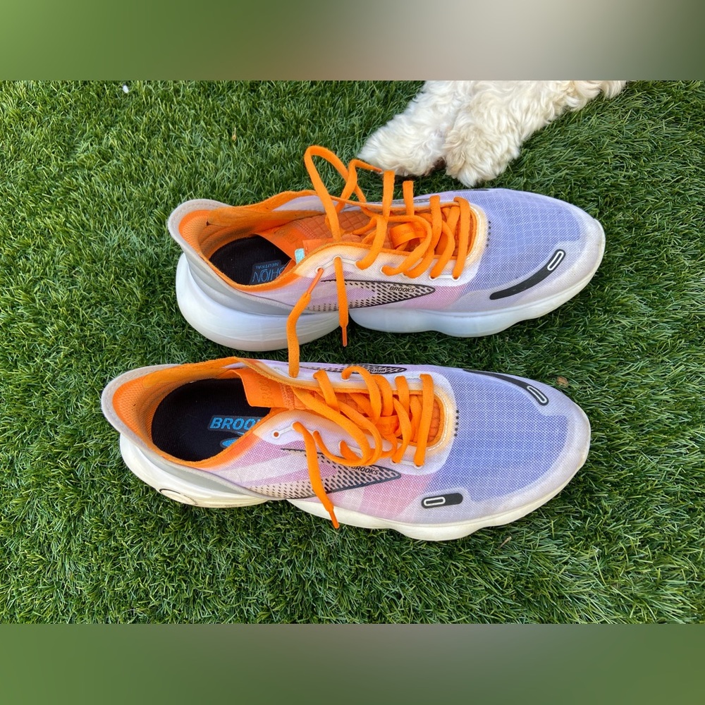 Brooks Aurora-BL Mens Size 11.5 Running
Shoes Neutral Orange Reflective 110367